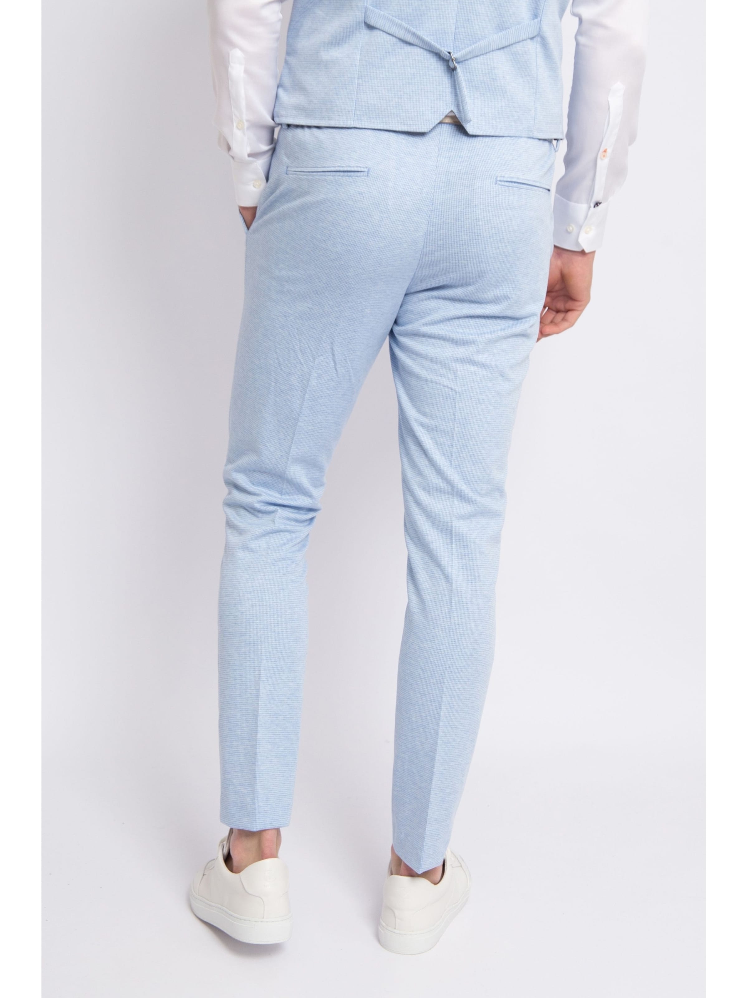 Suitable Slimfit Pantalon in Blauw