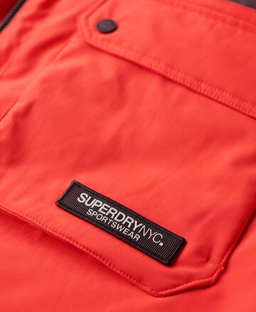 Parka mi-saison Superdry en rouge