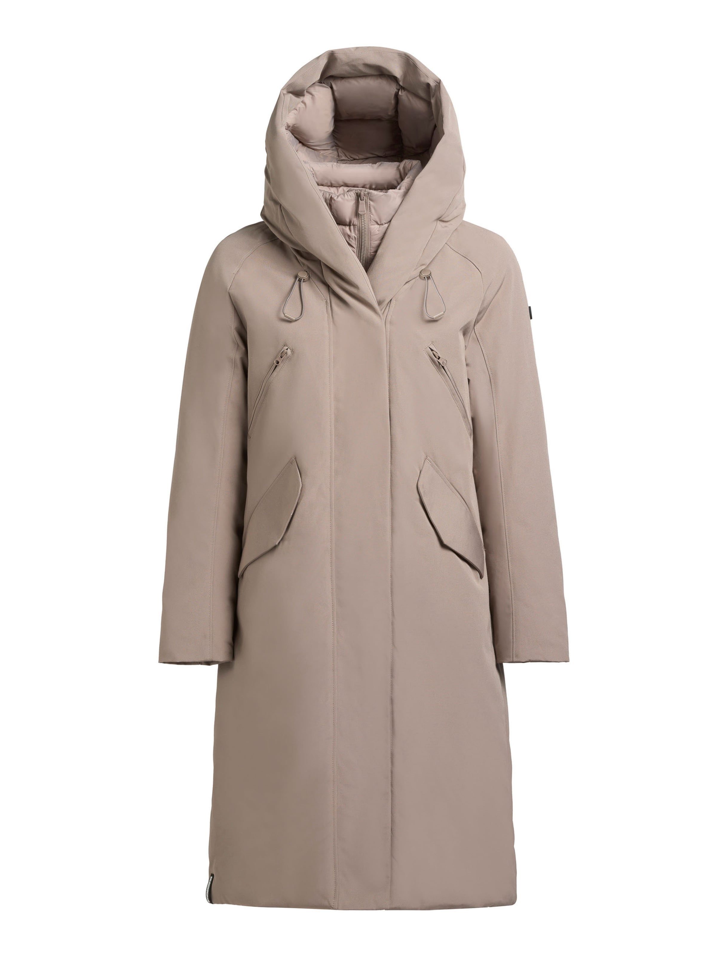 khujo Vinterfrakke 'Ixia' i grå: forside