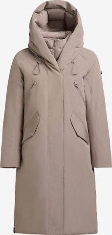 Manteau d’hiver 'Ixia' khujo en gris : devant