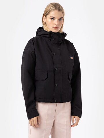 DICKIES Between-season jacket 'Glacier' in Black: front