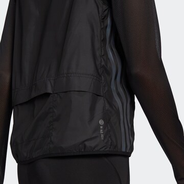 ADIDAS SPORTSWEAR - Coletes desportivos 'Run 3-Stripes Gilet' em preto