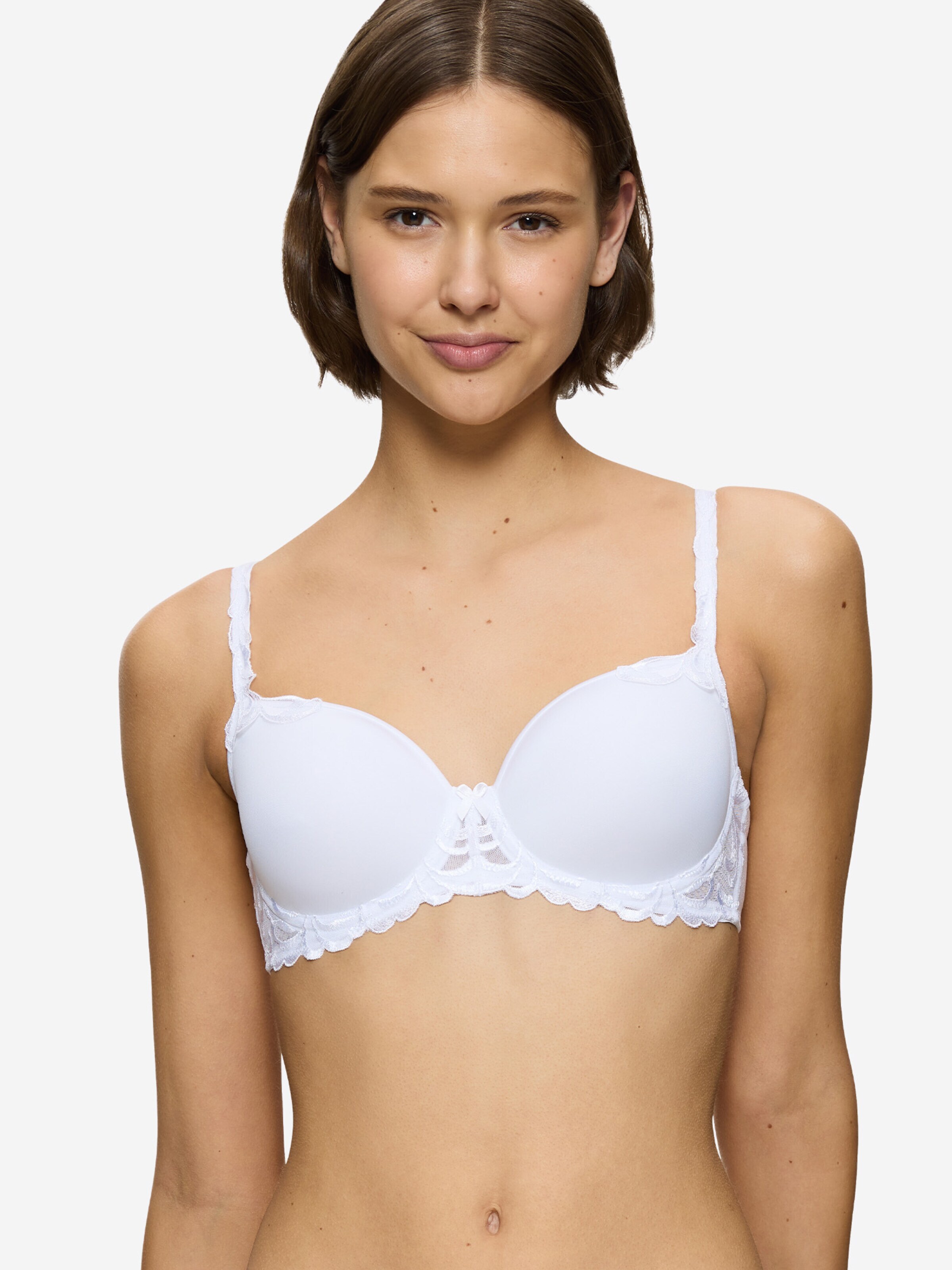 TRIUMPH T-shirt Bra 'Modern Finesse' in White: front