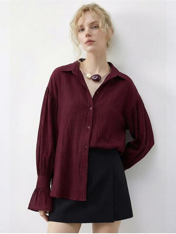 Bianco Lucci Blouse in Rood