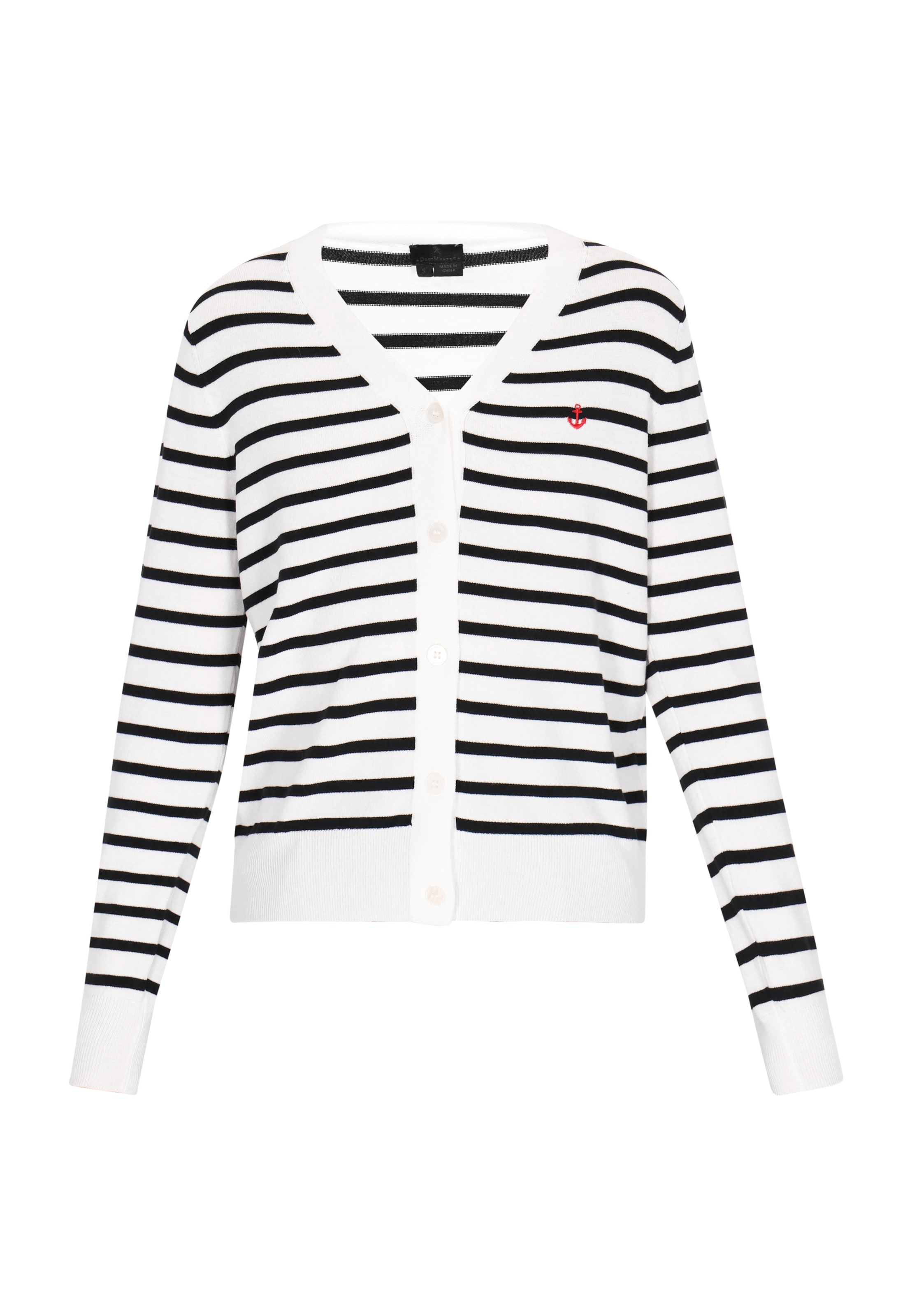 DreiMaster Vintage Kardigán - čierna / šedobiela, Produkt