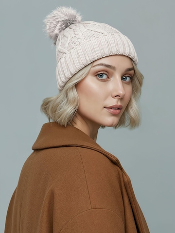 Neverless Mütze 'Julie' in Beige