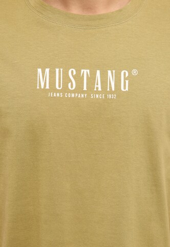 MUSTANG T-Shirt 'Style Austin' in Grün