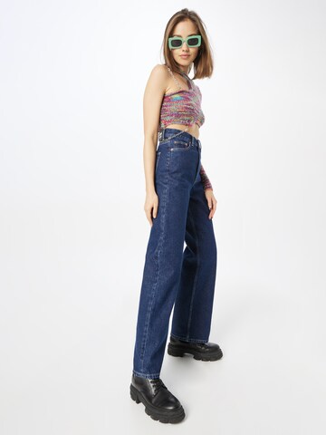 Wide leg Jeans 'Echo' de la Dr. Denim pe albastru