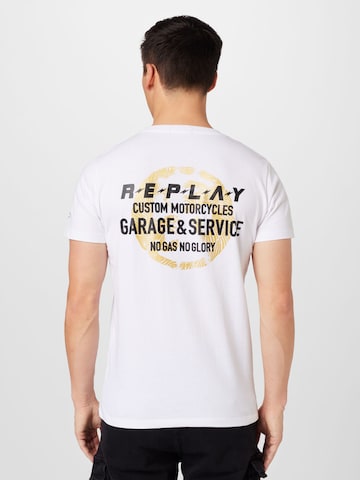 REPLAY T-Shirt in Weiß