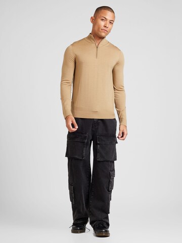 SELECTED HOMME Pulover 'SLHTray' | rjava barva
