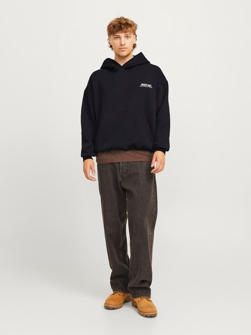 JACK & JONES Sweatshirt 'JWHROXBURY' in Schwarz