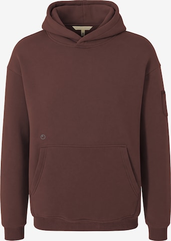 Organication Sweatshirt in Braun: Vorderseite