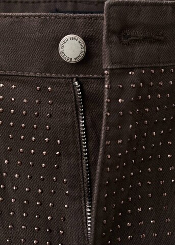 MANGO Wide Leg Jeans in Braun