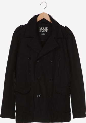 !Solid Jacket & Coat in L in Black: front