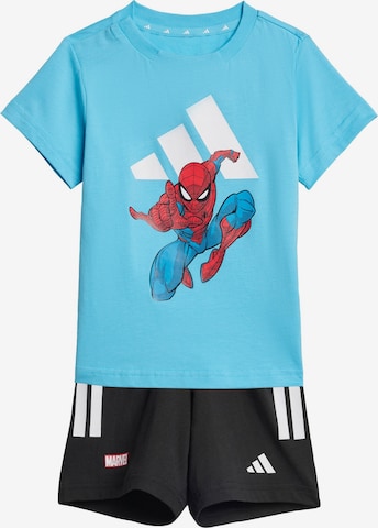 ADIDAS SPORTSWEAR Trainingsanzug 'Spider Man' in Blau: Vorderseite