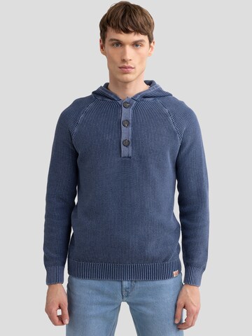 BIG STAR Trui 'CARLSON' in Blauw: voorkant