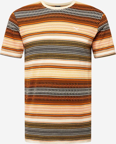Iriedaily T-Shirt 'Santo' en marron / mélange de couleurs, Vue avec produit