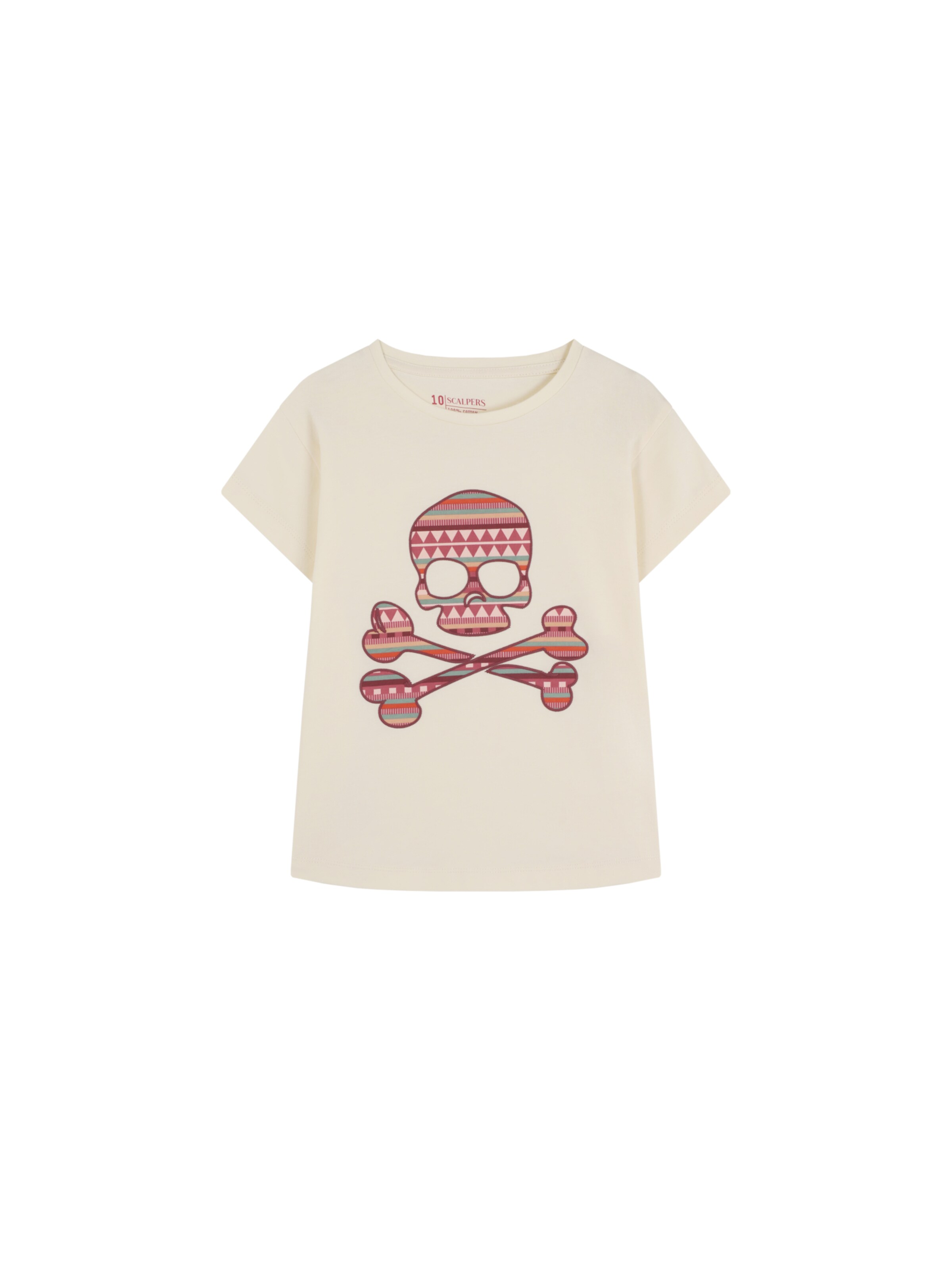 Scalpers Функциональная футболка ' ' в Белый: спереди