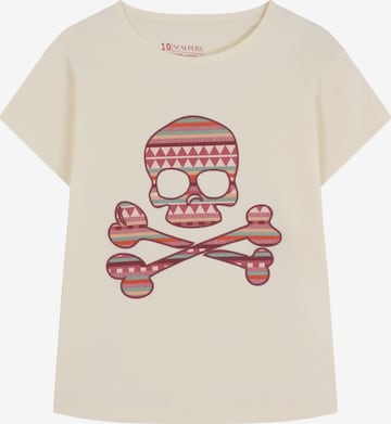 Scalpers Toiminnallinen paita ' ' värissä valkoinen: etupuoli