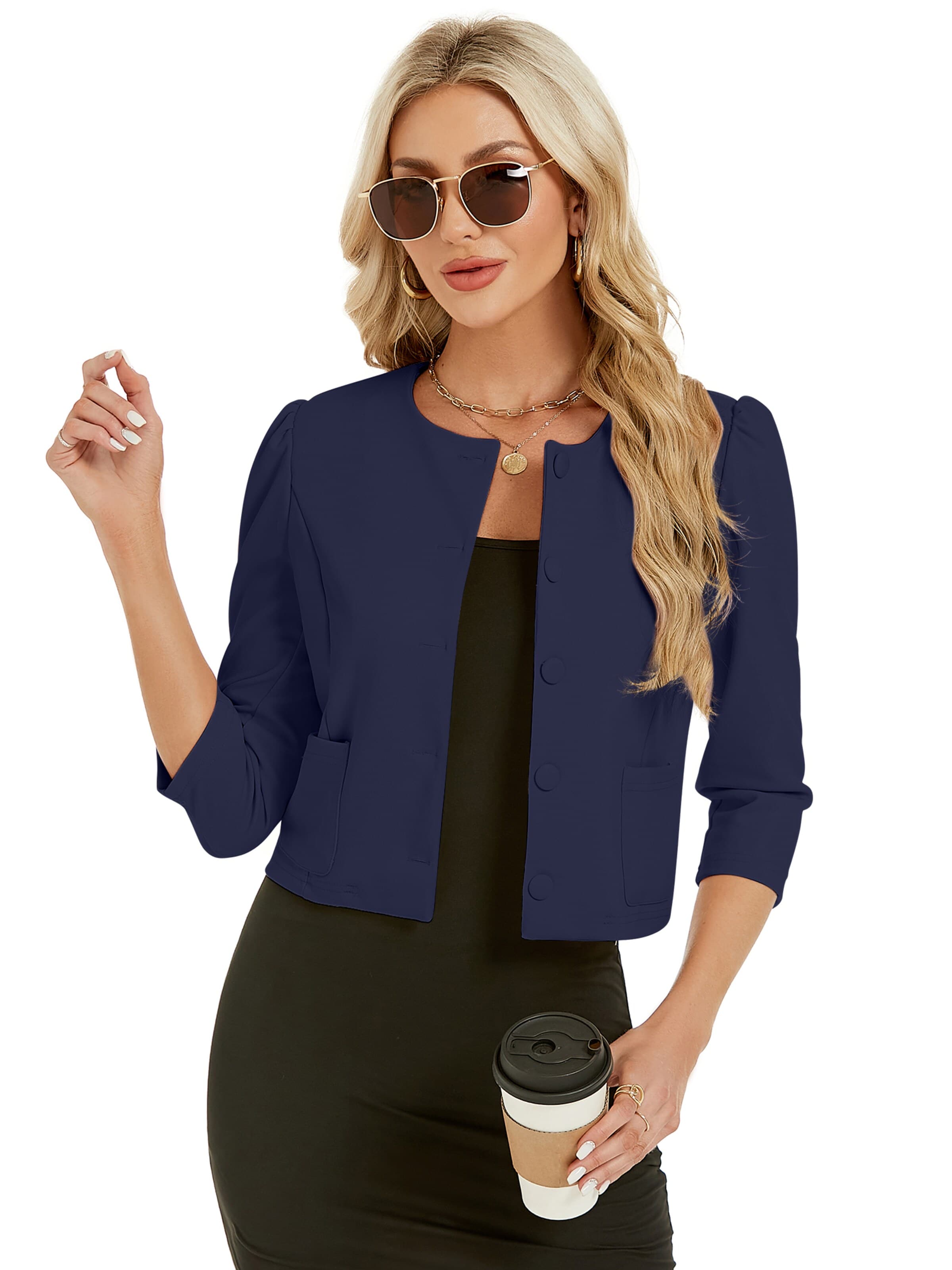 Yesfashion Regular fit Blazer in Blue