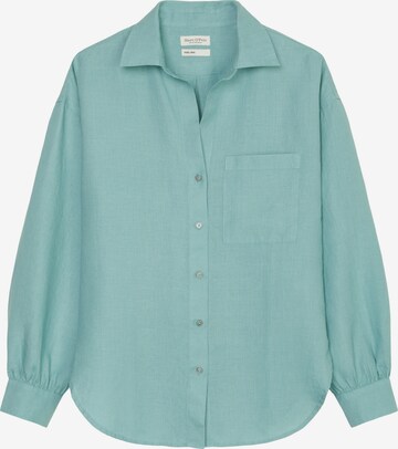 Marc O'Polo Blouse in Groen: voorkant