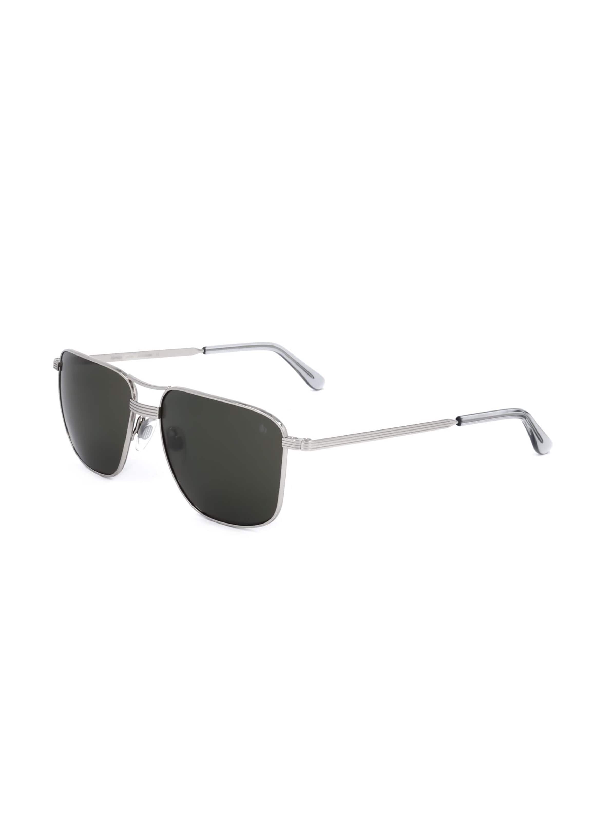 Occhiali da sole 'AIRMAN' di American Optical in argento: frontale