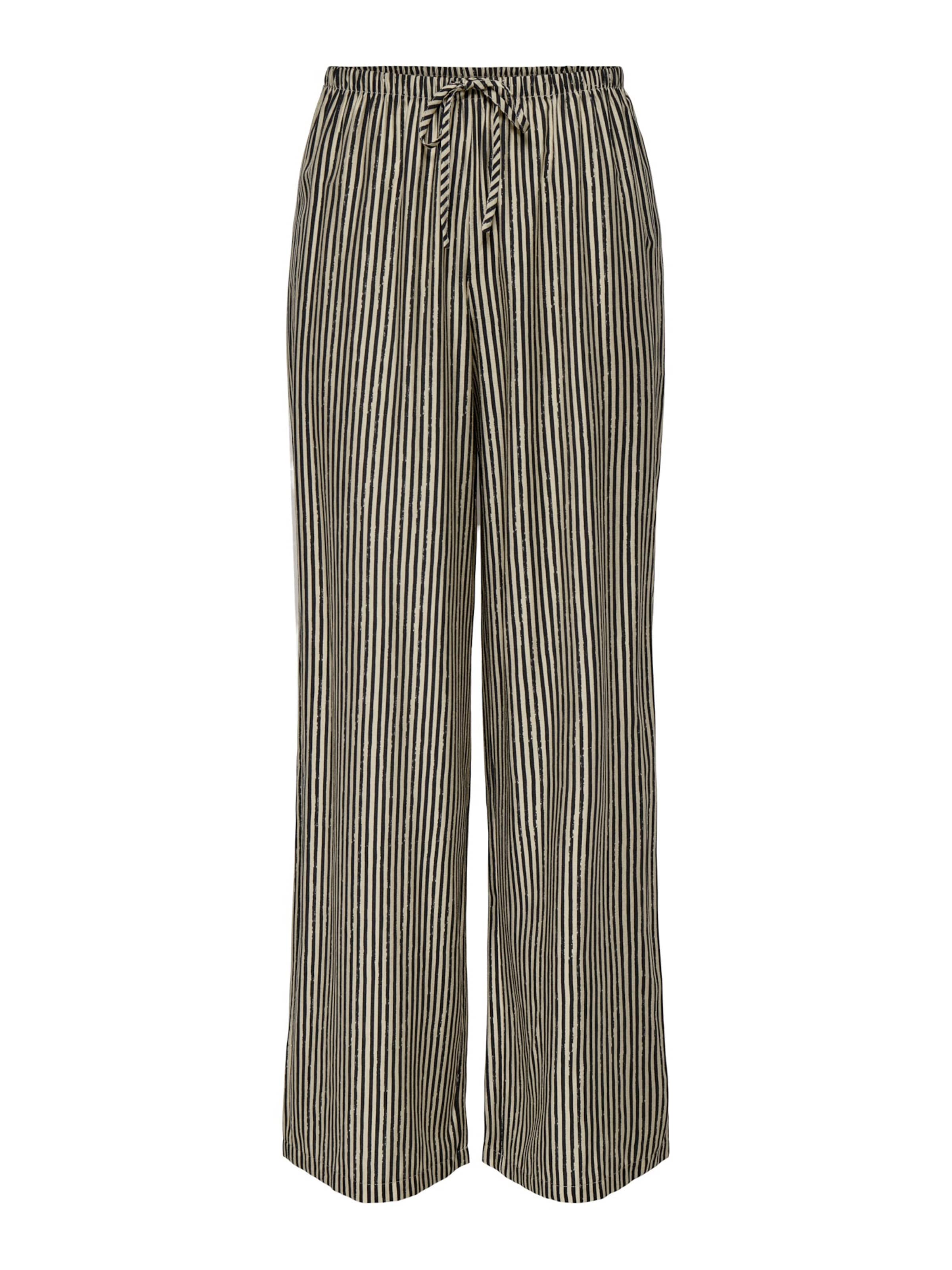 Only Petite Wide leg Broek 'ONLSINA JEONA' in Zwart: voorkant