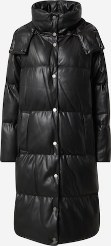 GUESS Zimní kabát – černá: přední strana