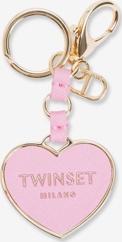 Twin Set Key ring in Pink: front