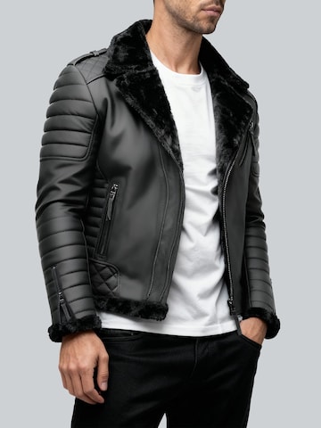Crone Winter Jacket 'NAIK SHEARLING' in Black