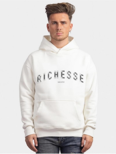 Richesse Sweatshirt 'SOCIÉTÉ HOODIE CREME' in XS in de kleur Crème, Productweergave
