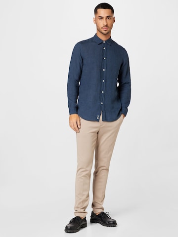 UNITED COLORS OF BENETTON - Regular Fit Camisa em azul