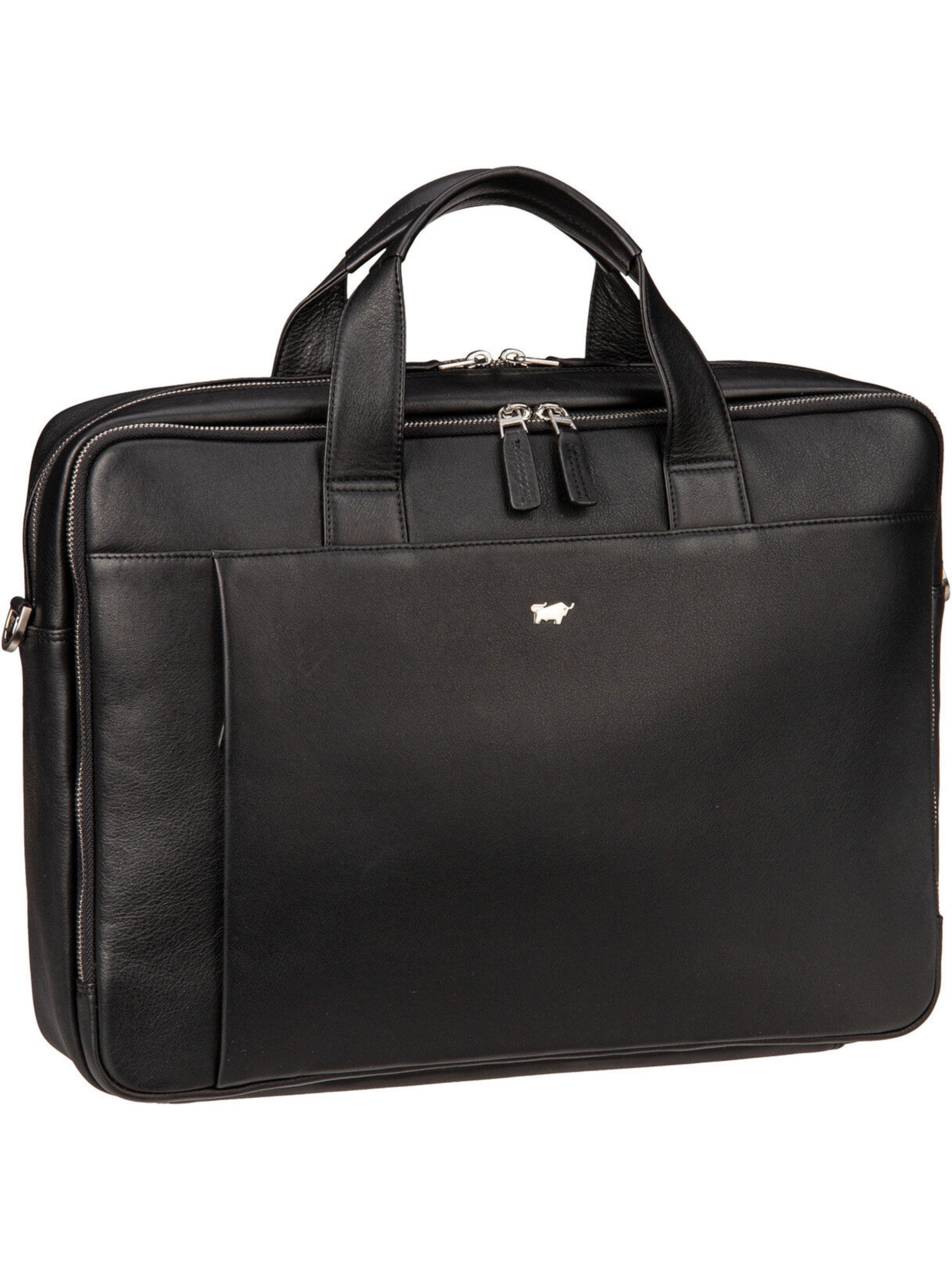 Braun Büffel Aktentasche 'GOLF 3.0' in Schwarz: Vorderseite