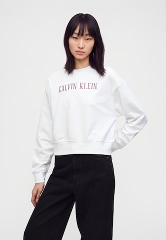 Calvin Klein Jeans Μπλούζα φούτερ σε λευκό