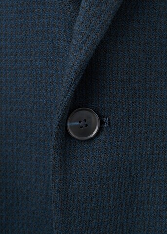 MANGO MAN Slim fit Business Blazer 'Moon' in Blue