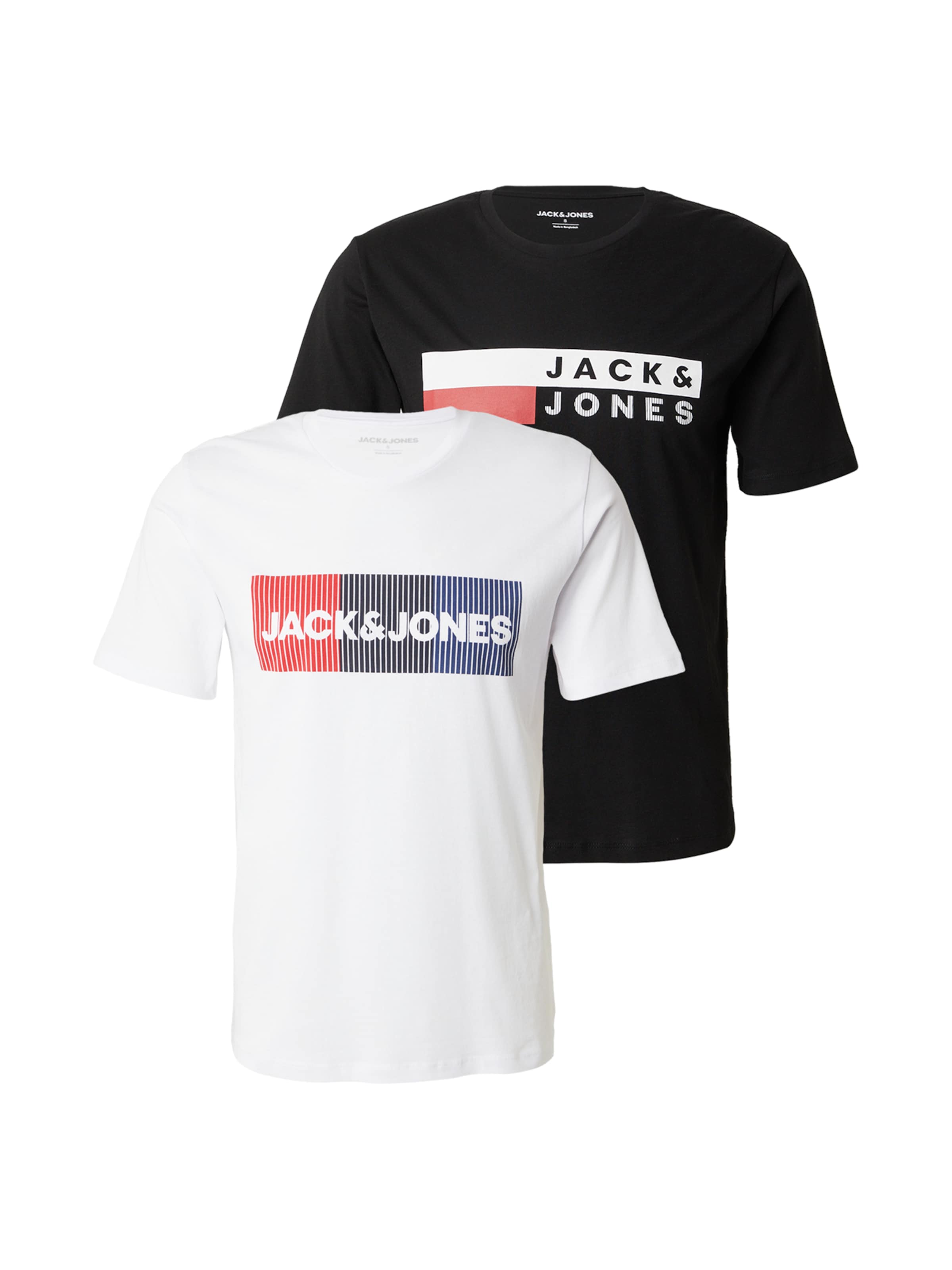 JACK & JONES Tričko 'JWHCORP' - Čierna: predná strana