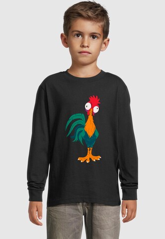 ABSOLUTE CULT Shirt 'Moana - Hei Hei' in Zwart: voorkant