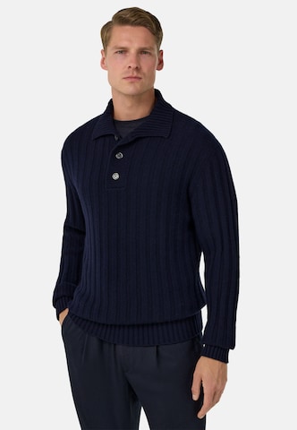 Boggi Milano Sweater in Blue: front