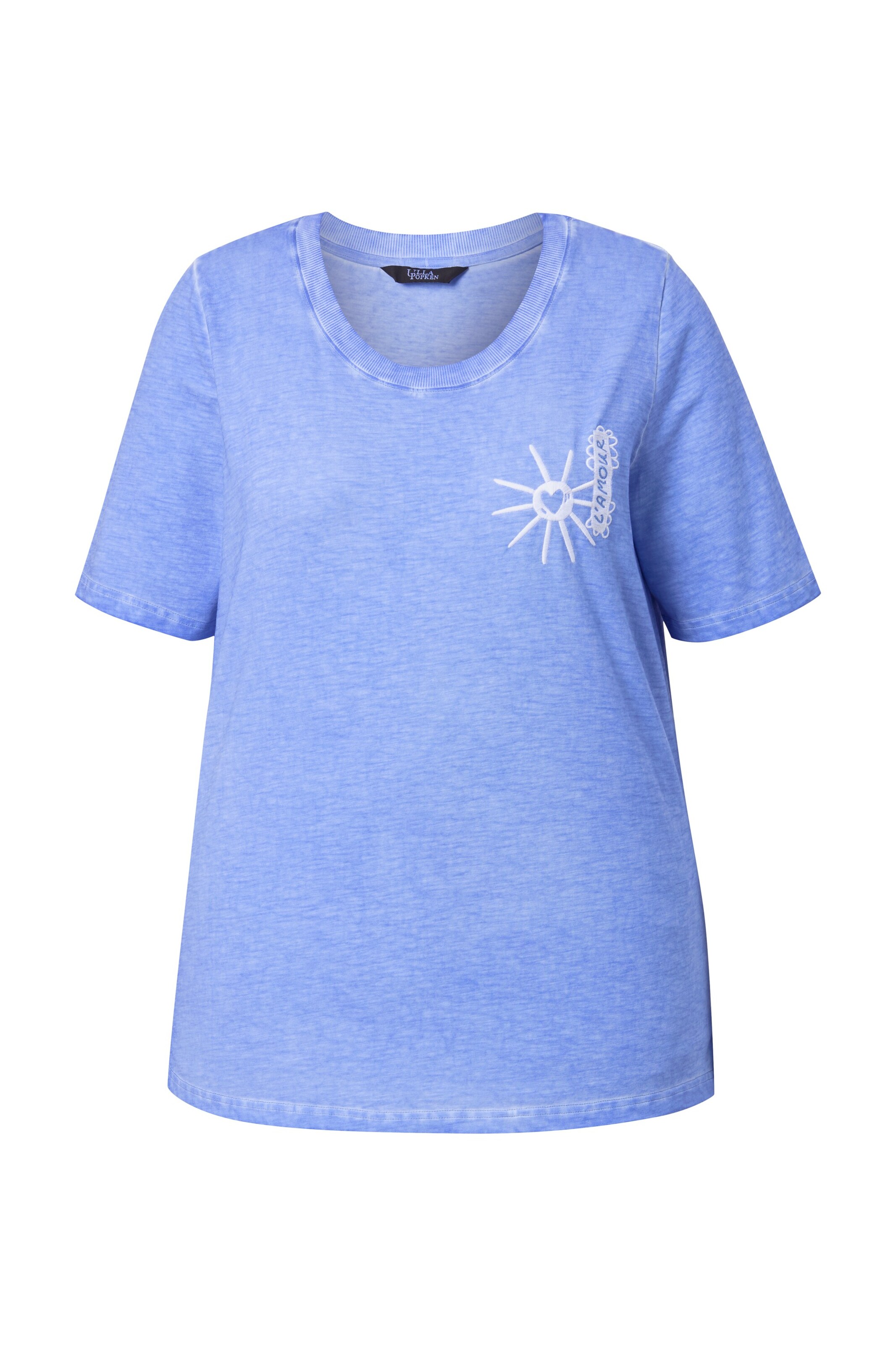 Ulla Popken Shirt in hellblau / weiß, Produktansicht