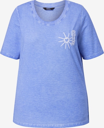 Ulla Popken Shirt in Blauw: voorkant