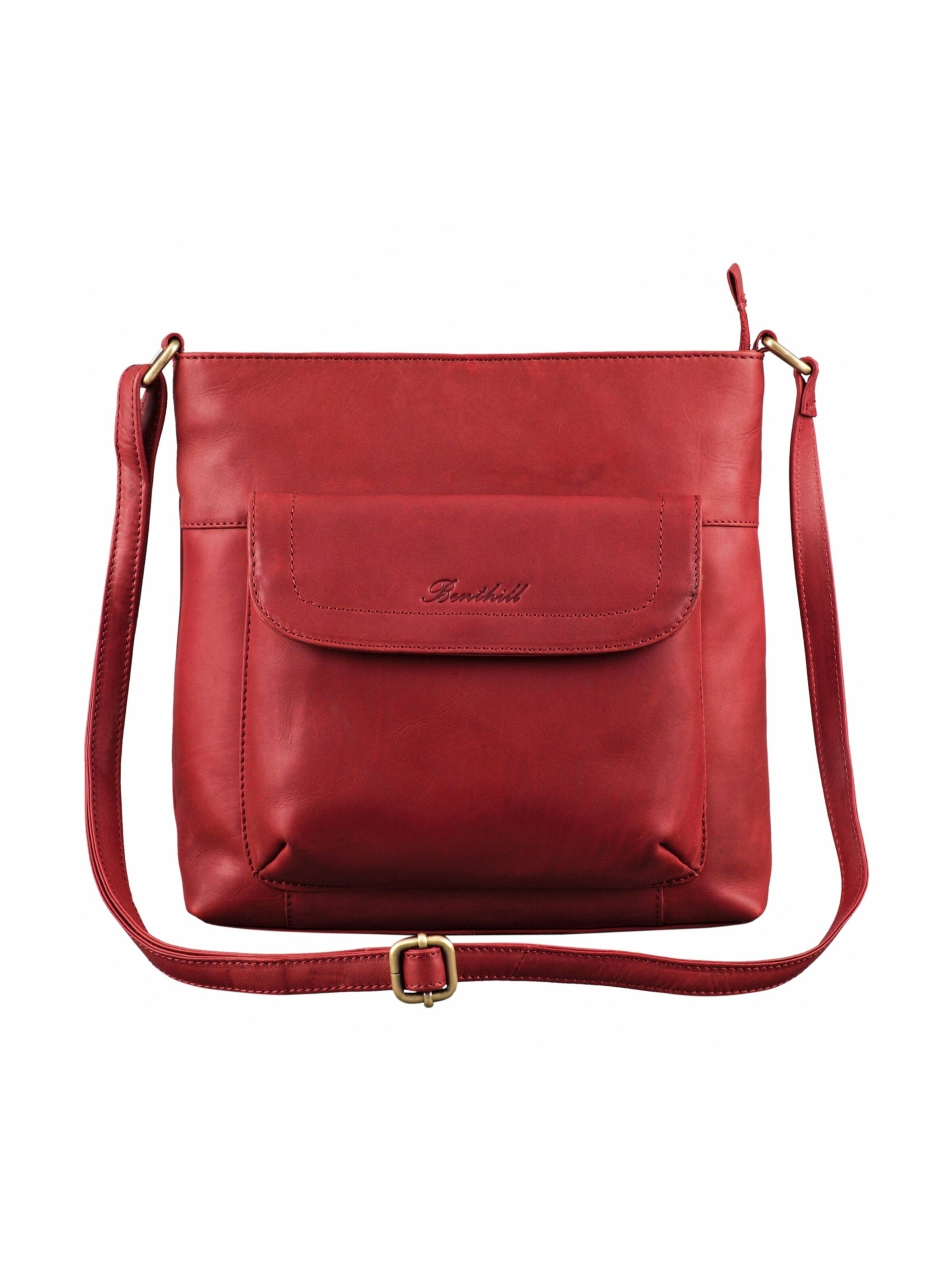 Benthill Schultertasche‌‌‌‌‌ in Rot: Vorderseite