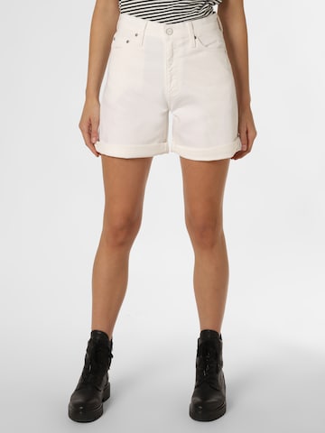 Calvin Klein Regular Jeans in White: front