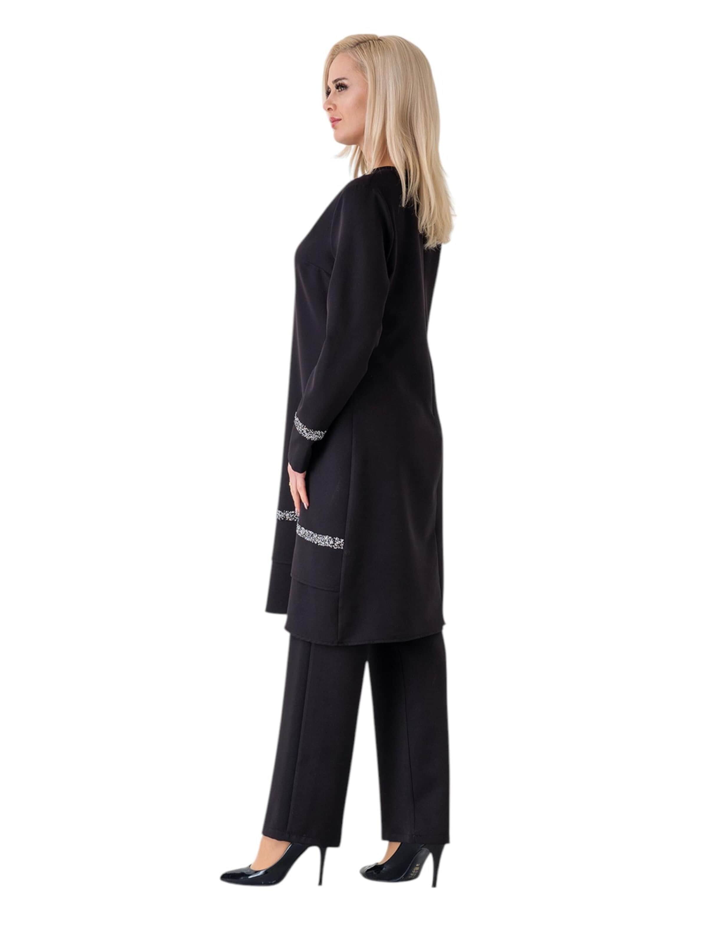 Completo pantalone 'NEVRA' di fashionshowcase in nero
