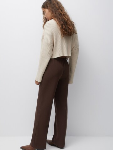 Pull&Bear Regular Pants in Brown