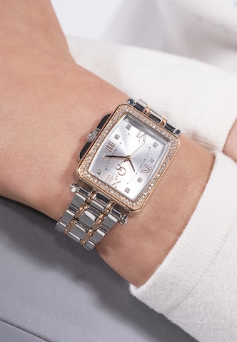 Orologio analogico 'Plaza' di Gc in argento: frontale