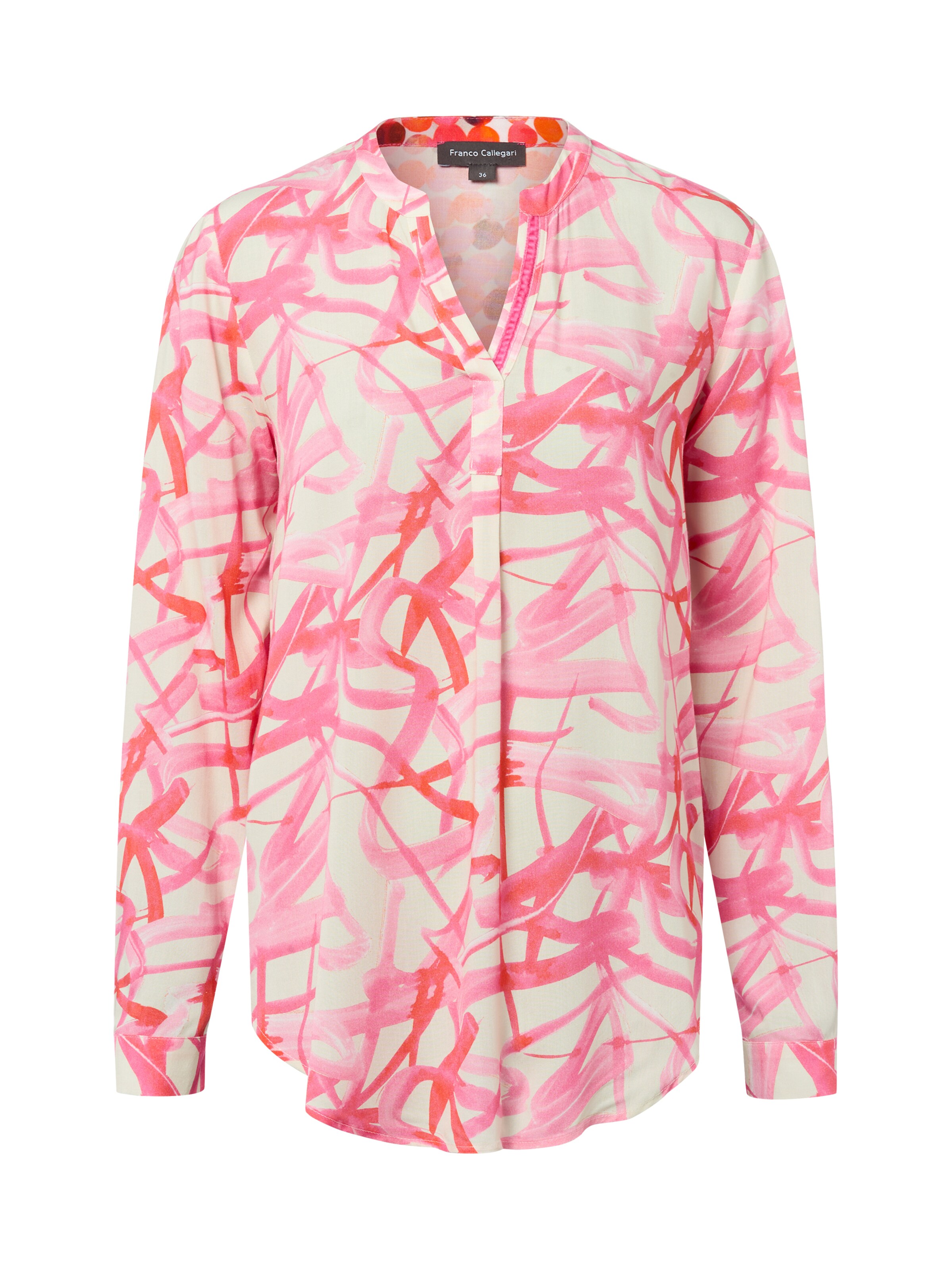 Franco Callegari Bluse in Beige: Vorderseite