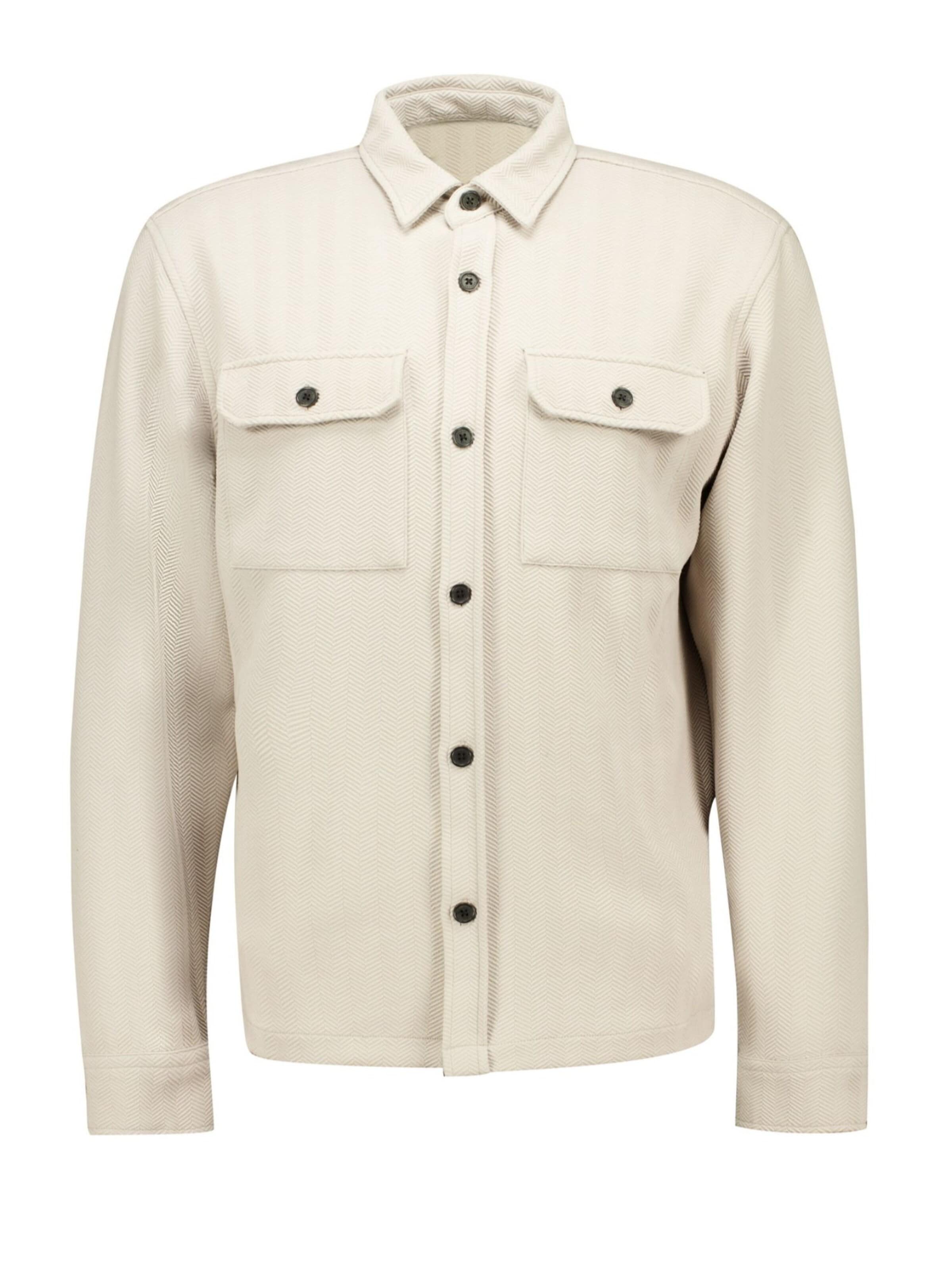 Chemise Deeluxe en gris : devant