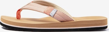 Brasileras T-bar sandals 'Young' in Orange: front