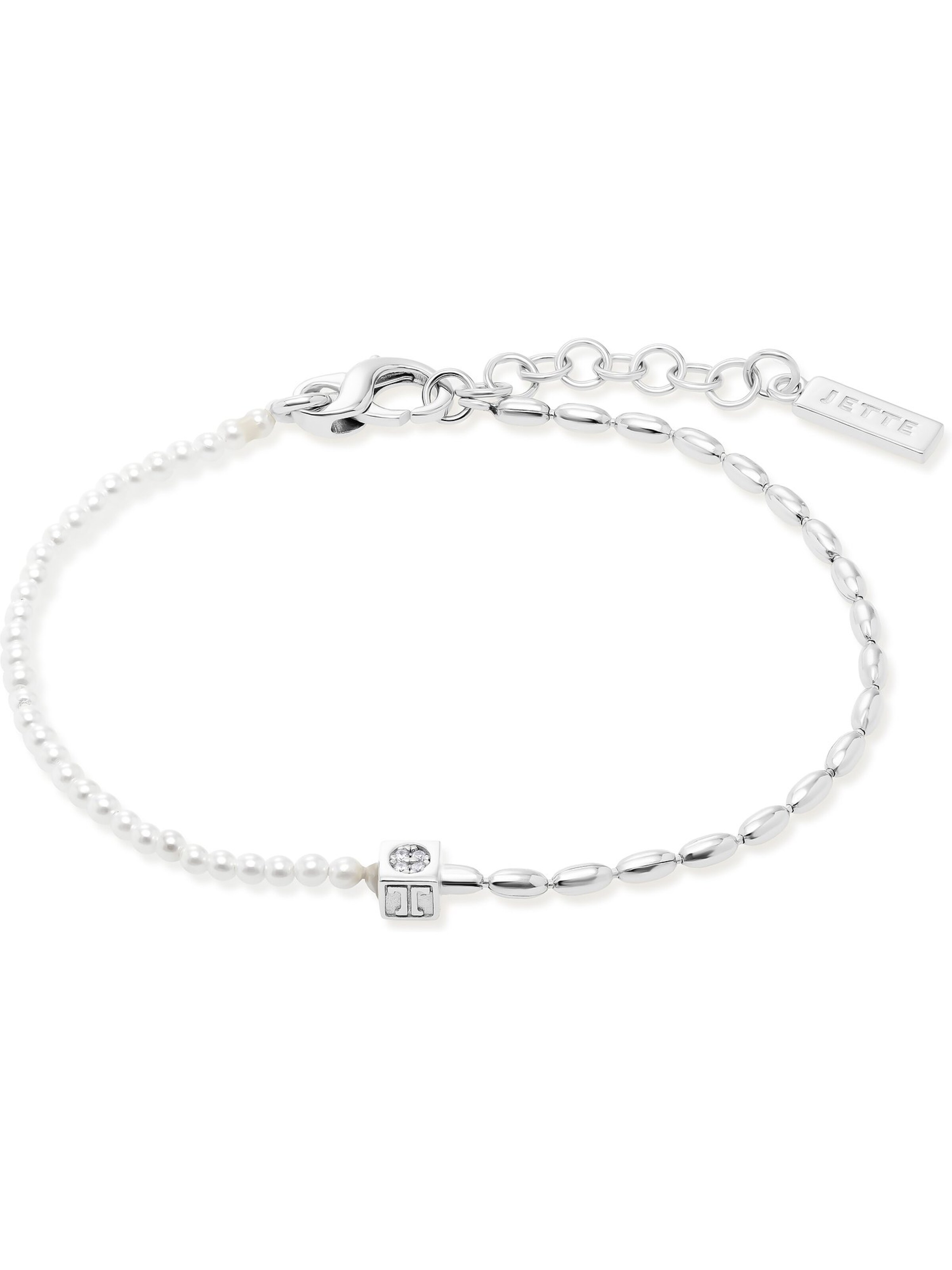 JETTE Armband in Silber: Vorderseite