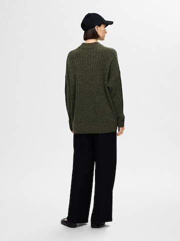 SELECTED FEMME Sweater 'MALINE' in Green